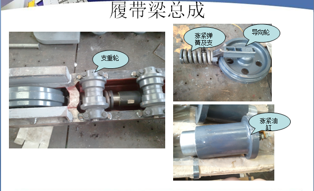 扒渣機(jī)配件履帶梁總成